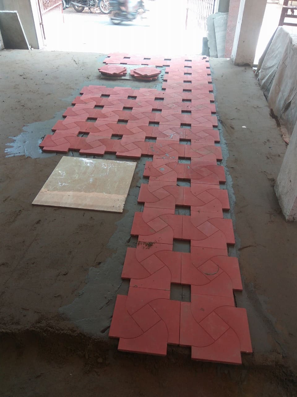 Exterior Tile Laying contractors in Chennai